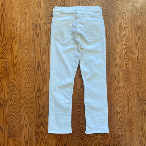 Mother High Waisted Rider Ankle Jeans Womens 29 White Fairest of them All Denim - Picture 12 of 15